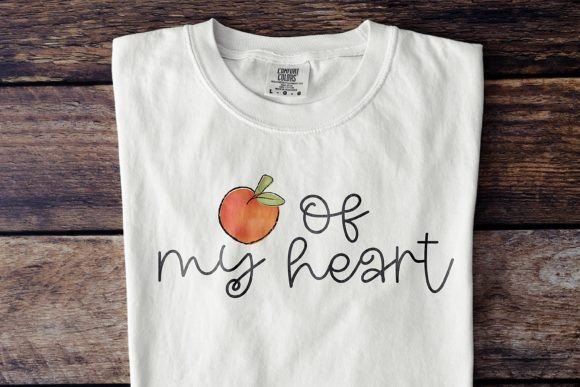 Peach Valentine Font PNG with transparent background - Preview 2