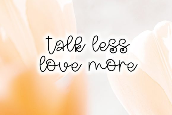 Peach Valentine Font PNG with transparent background - Preview 5