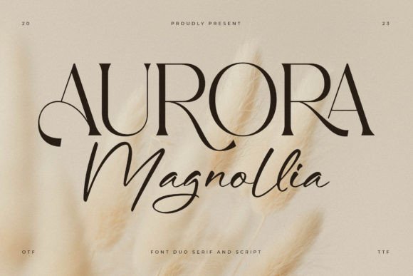 Aurora Magnollia Serif Font By Storytype Studio