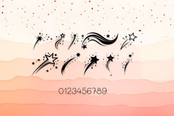 Beautiful Shooting Star Font - Preview 3