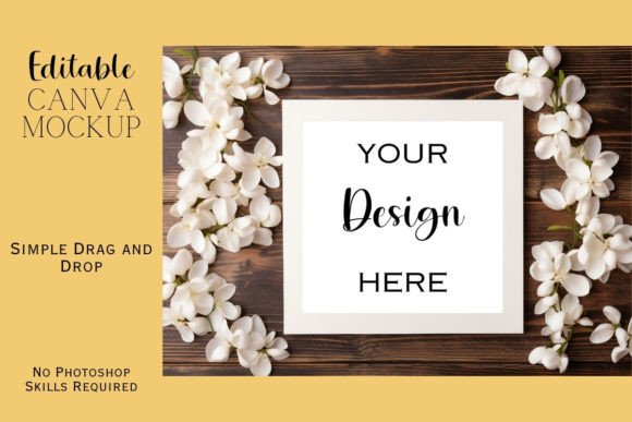 Canva Flat Lay Mockup
