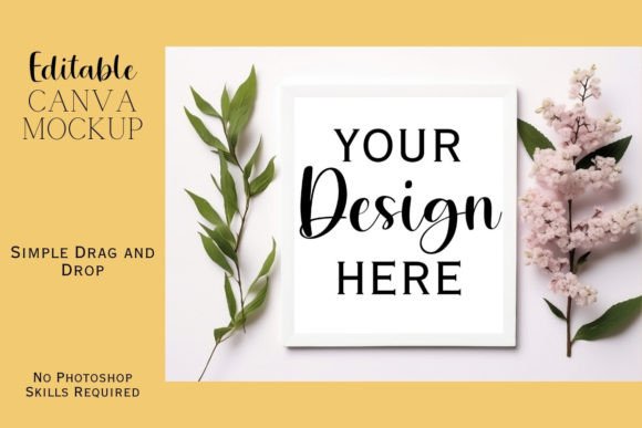 Canva Flat Lay Mockup