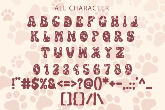 Cat Paw Font - Preview 5
