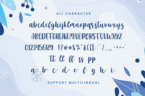 Christmas Everyone Font PNG with transparent background - Preview 5