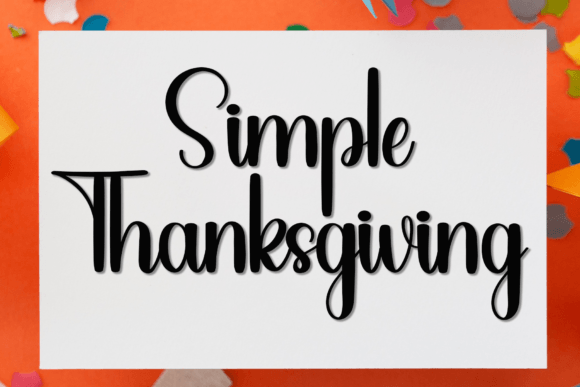 Christmas Invitation Font - Preview 1