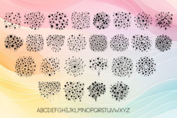 Cluster Stars Font - Preview 1