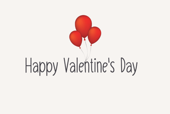 Cute Valentine Font PNG with transparent background - Preview 1