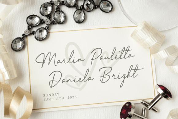 Elegant Lady Font PNG with transparent background - Preview 3