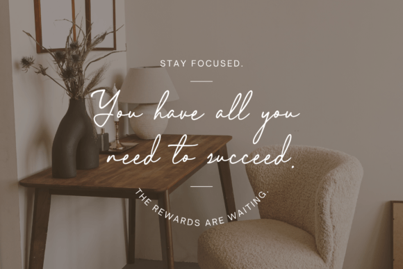 Elegant Lady Font PNG with transparent background - Preview 4