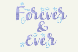 Ever More Lettering Forever & Ever Decorative Lettering · Creative Fabrica