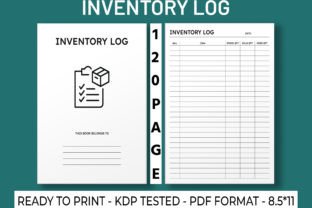Inventory Log Book KDP Interior Graphic by MAYA DESIGN STORE · Creative ...