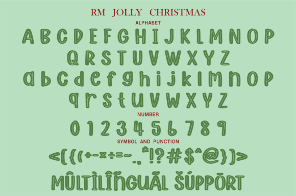 Jolly Hobs Duo Font PNG with transparent background - Preview 4