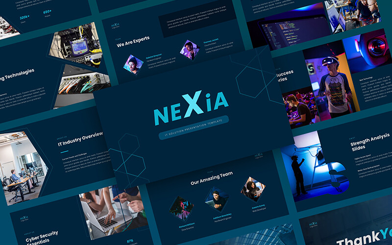 Plantilla de presentación de Nexia IT Solution