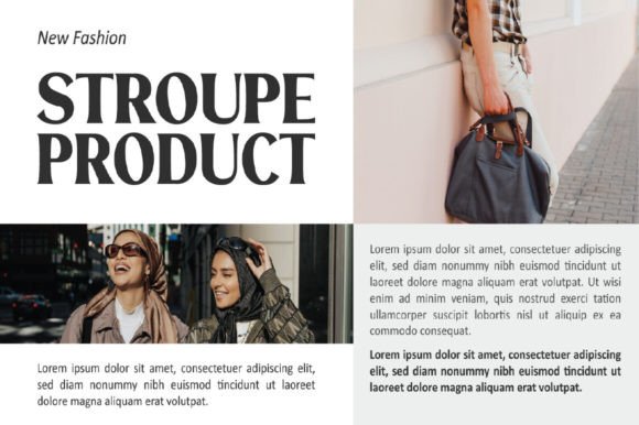 Rouge Vintage Font PNG with transparent background - Preview 3