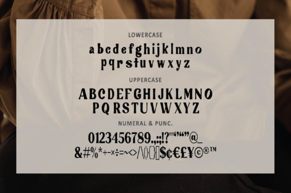 Rouge Vintage Font PNG with transparent background - Preview 4