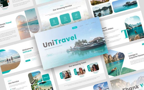 UniTravel-Travel Agency Google Slides