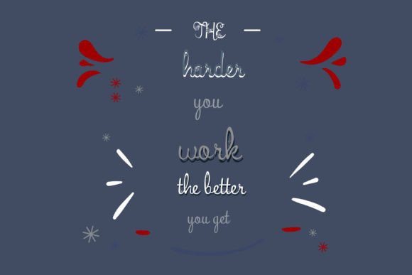 Bunchberry Merry Font - Preview 1