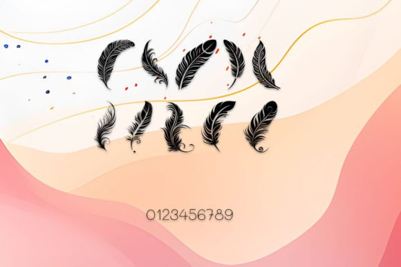 Freedom Maori Feathers Font - Preview 3