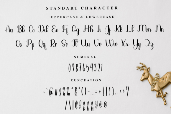 January Handwriting Font PNG with transparent background - Preview 4