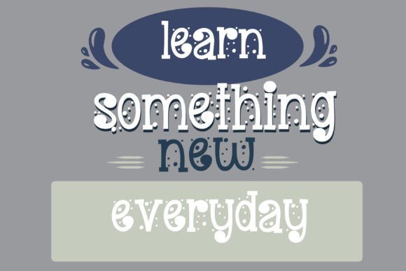 Lollijoy Blizzard Font PNG with transparent background - Preview 4