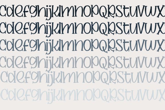 Megalo Merry Font PNG with transparent background - Preview 2