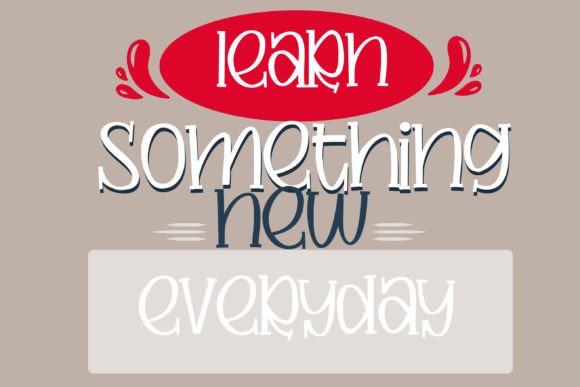 Megalo Merry Font PNG with transparent background - Preview 3