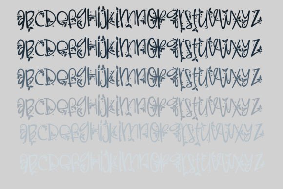 Merry Mauve Font PNG with transparent background - Preview 3