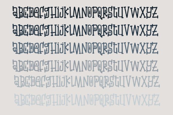 Nonsense Noel Font PNG with transparent background - Preview 3