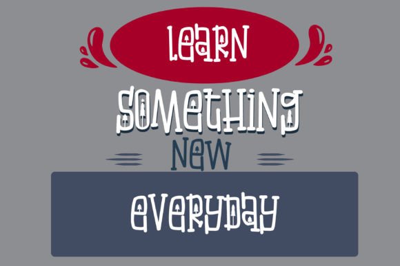 Nonsense Noel Font PNG with transparent background - Preview 4