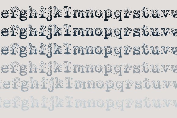 Rustic Blizzard Font PNG with transparent background - Preview 3