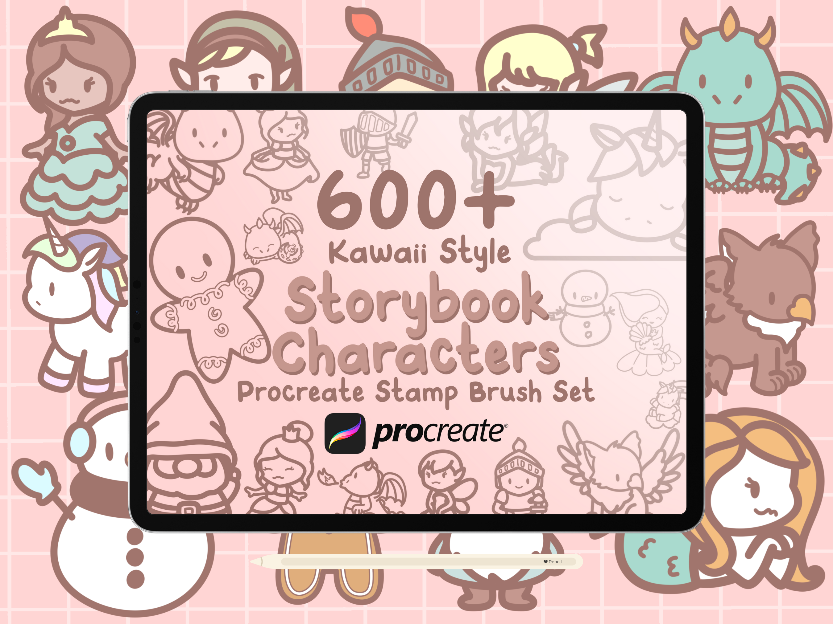 600+ Storybook Character Stamp Brushes - photo 1