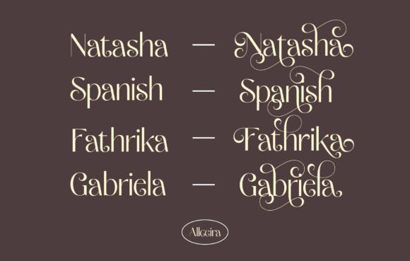 Allceira Font - Preview 5