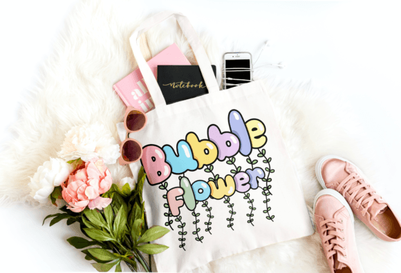 Bubble Flowers Font - Preview 3