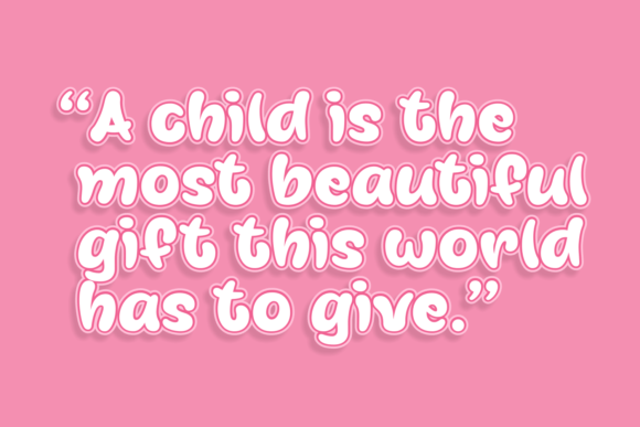 Ceria Child Font - Preview 3