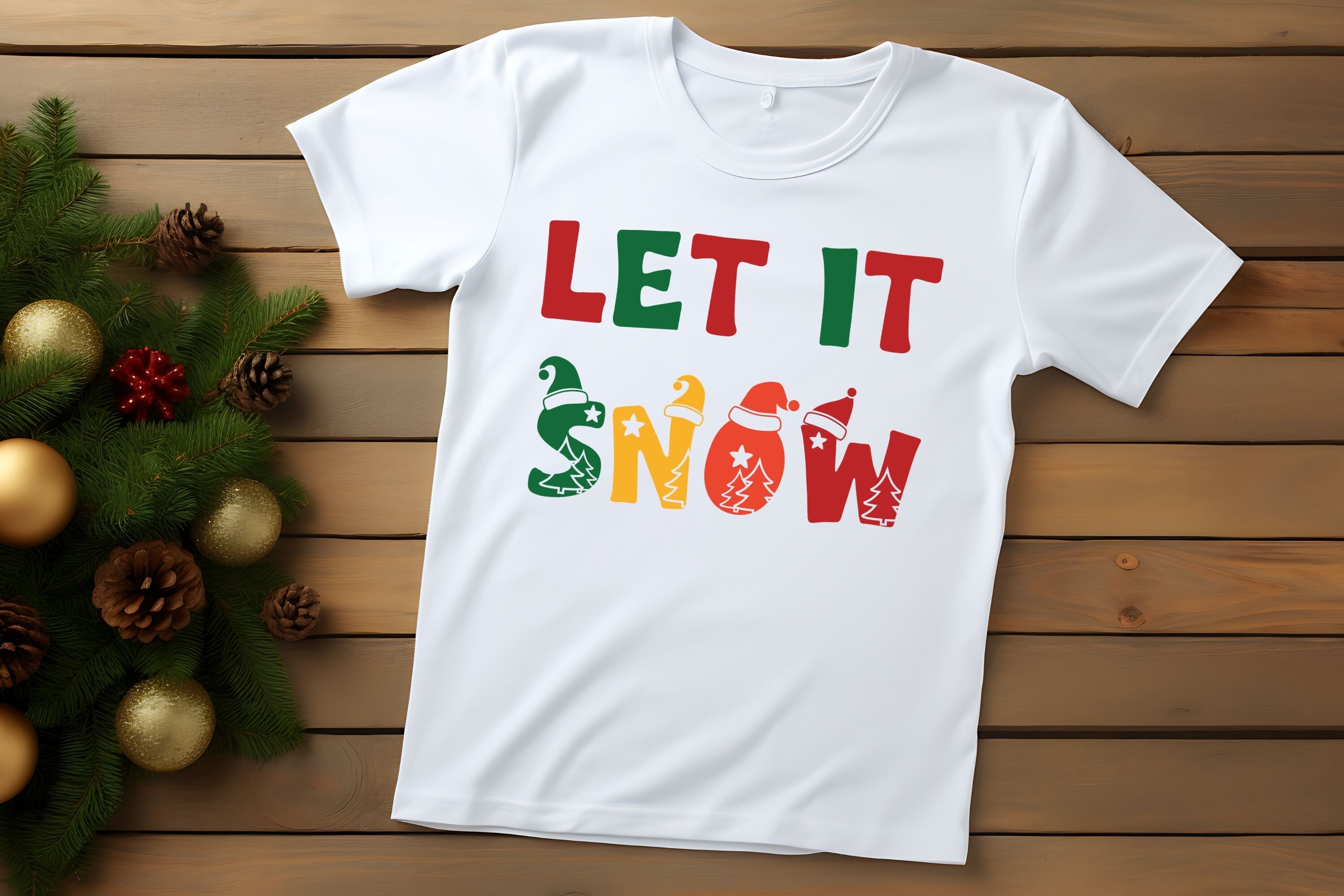 Christmas Santa Hat Font - photo 5