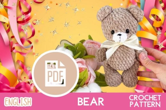 Crochet Bear / Teddy Toy Pattern PDF