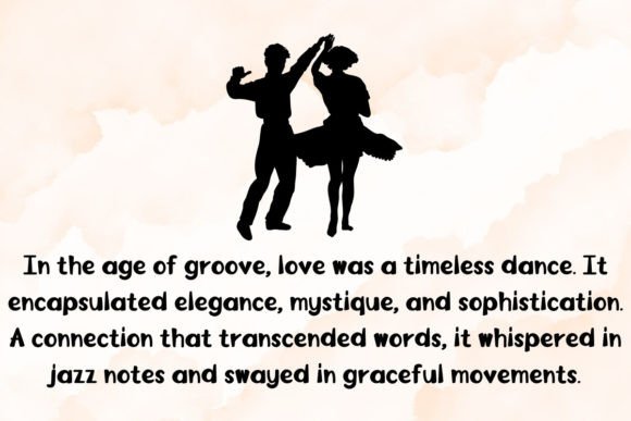 Groovy Era Typeface Font PNG with transparent background - Preview 1