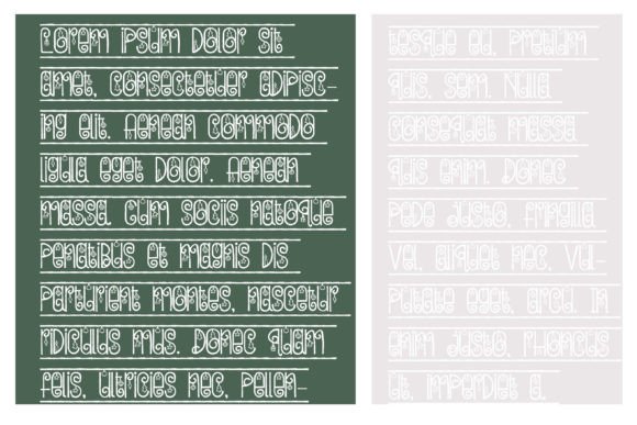 Holiday Border Font - Preview 3