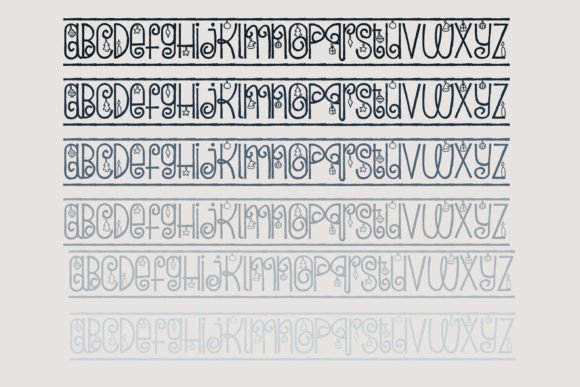 Holiday Border Font - Preview 4