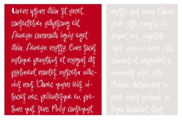 Iridescent Mistletoe Font PNG with transparent background - Preview 3