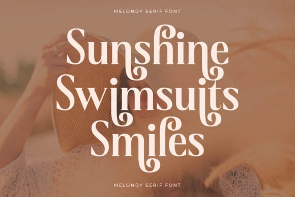 Melondy Font PNG with transparent background - Preview 2