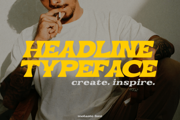 Molaste Font PNG with transparent background - Preview 1