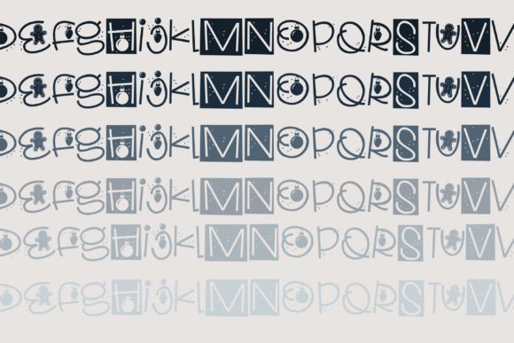 Nifty Noel Font PNG with transparent background - Preview 4