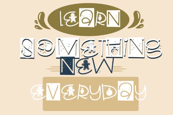 Nifty Noel Font PNG with transparent background - Preview 5