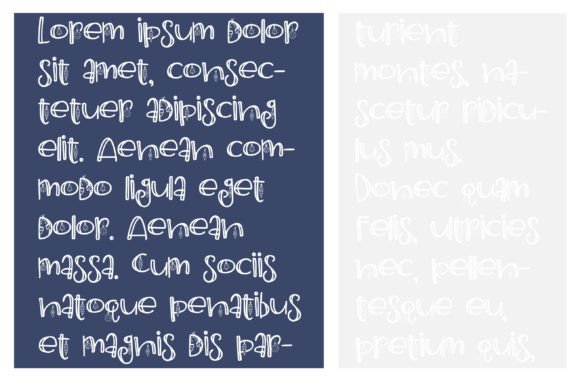 Oogety Ornament Font PNG with transparent background - Preview 3