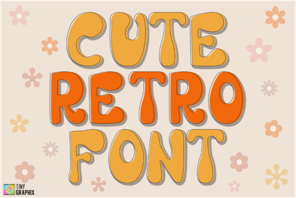 Cute Retro Font - Preview 1