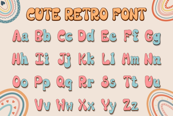 Cute Retro Font - Preview 6