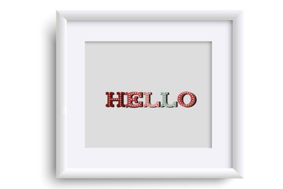 Christmas Circus Font PNG with transparent background - Preview 2