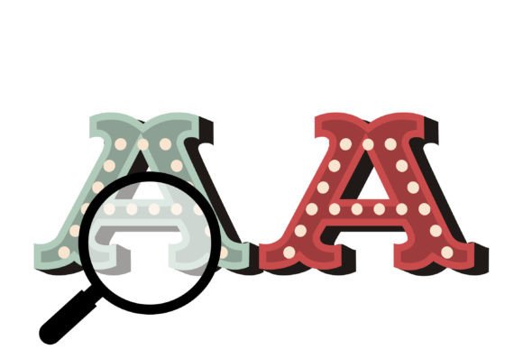 Christmas Circus Font PNG with transparent background - Preview 3