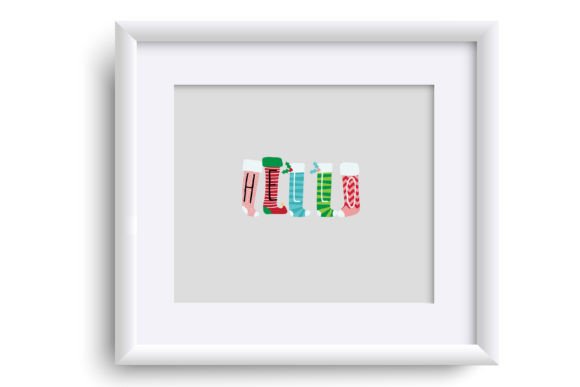 Long Stockings Font PNG with transparent background - Preview 3